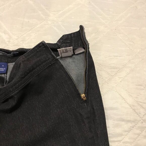 Bandolinoblu pull on W/ side zip black jeans size 10 - Picture 4 of 7